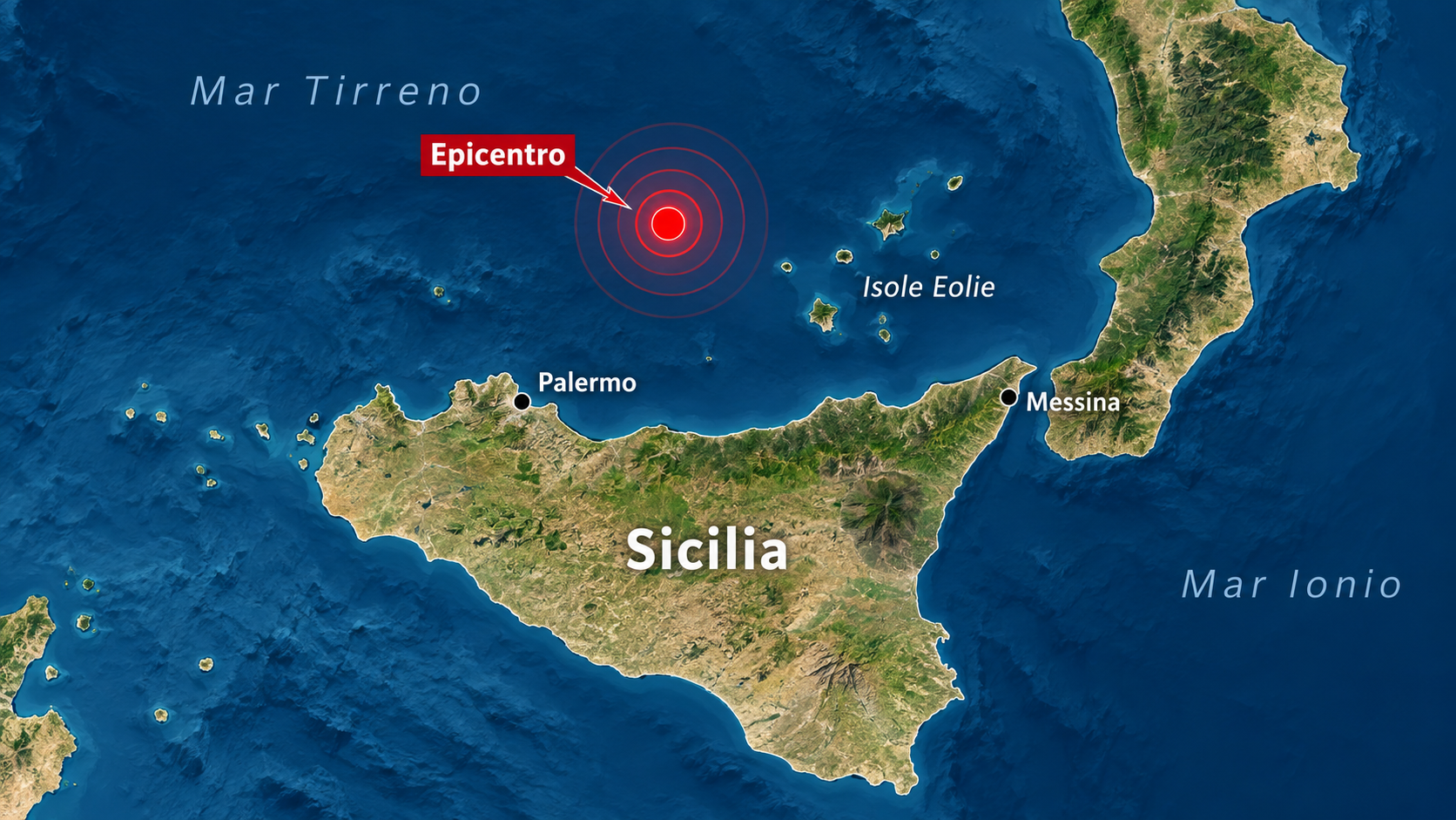 Terremoto in Sicilia, lo sciame non si ferma: decine di scosse nella notte dopo il forte sisma al largo delle Eolie